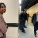 Briahna Joy Gray looks on as U.S. Senator Bernie Sanders walks to greet supporters at Wofford College, in Spartanburg, S.C., February 27, 2020.
